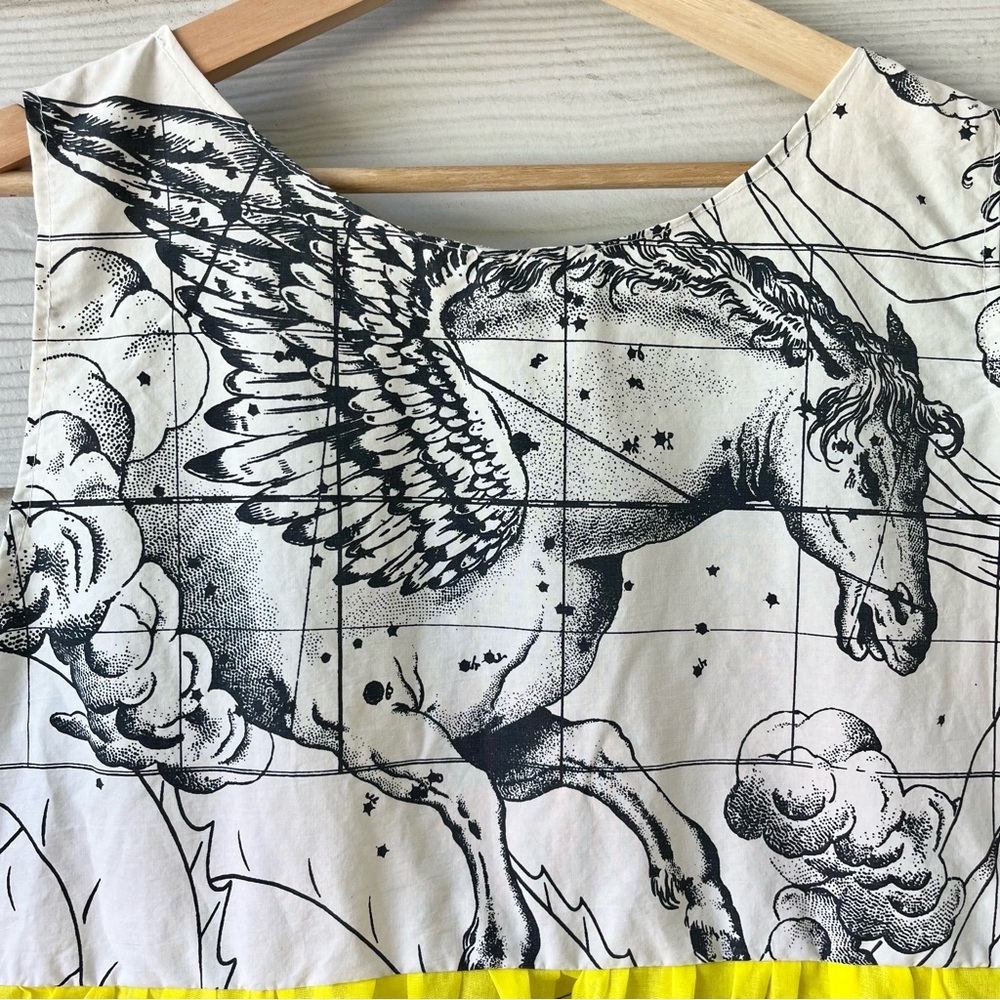 Vintage Fabric | Handmade Myth The Astrological Star Signs Dress SKU 08171 - Picture 7 of 14